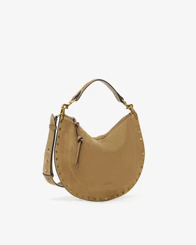 Isabel Marant Tasche Oskan Hobo Zipped In Taupe