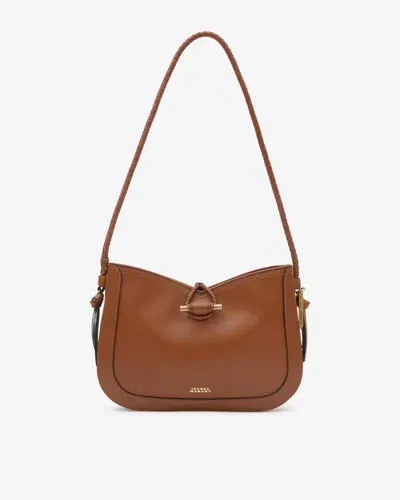 Isabel Marant Tascheuette-schultertasche Vigo Aus Leder In Cognac