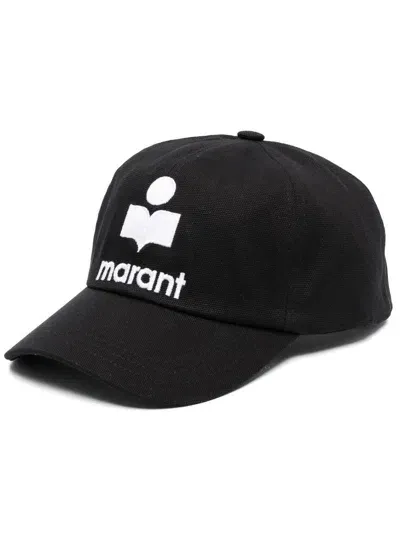 Isabel Marant Tyron Logo Baseball Cap In Black