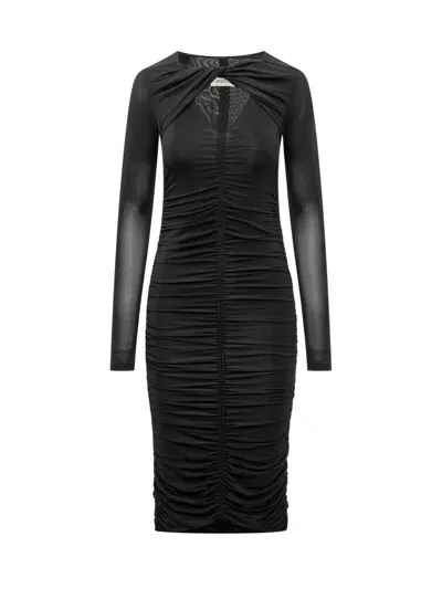 Isabel Marant Volgane-ga Dress In Black