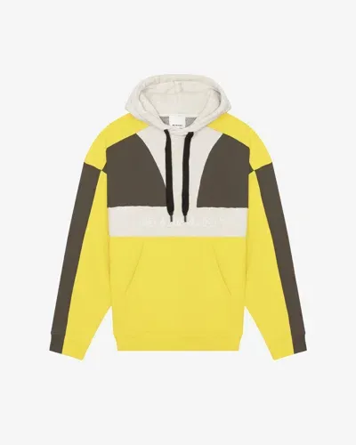 Isabel Marant Wasil Logo Sweatshirt In Yellow