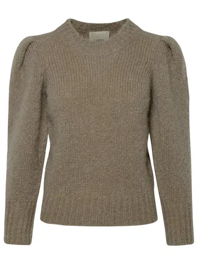 Isabel Marant Emma Crewneck Knitted Jumper In Cream