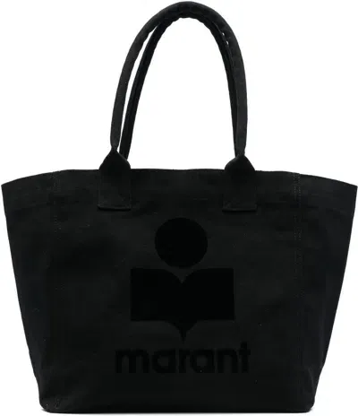 Isabel Marant Black Cotton Tote Bag