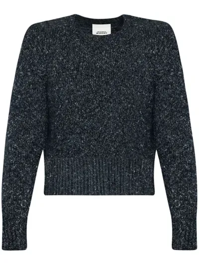 Isabel Marant Wool-cotton Blend Sweater In Grey