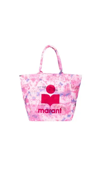 Isabel Marant Yenky Printed Tote Bag In Pink