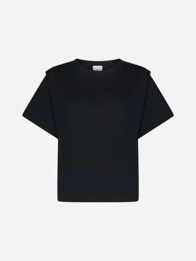 Isabel Marant Crew Neck Short-sleeved T-shirt In Black