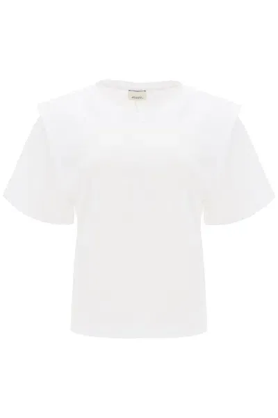 Isabel Marant Zelitos Organic Cotton T-shirt In White