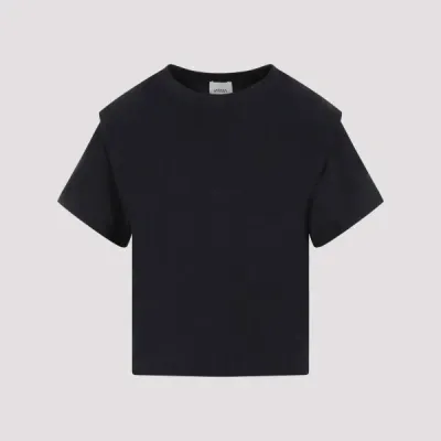 Isabel Marant Zelitos T-shirt Xs In Bk Black