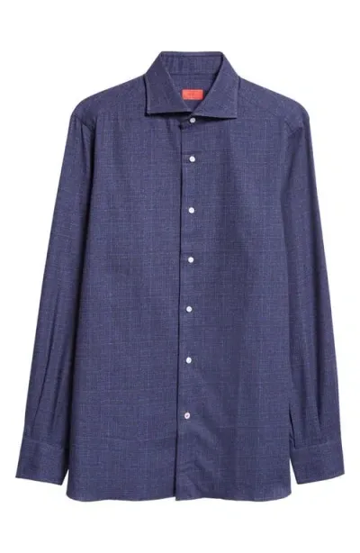 Isaia Button-up Shirt In Blue