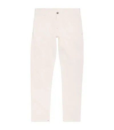 Isaia Chino Trousers In White