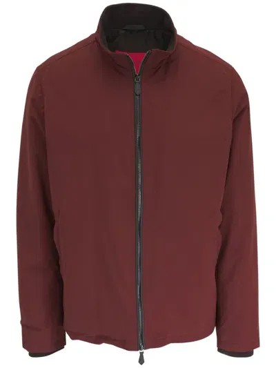 Isaia Stormsystem Jacket In Red