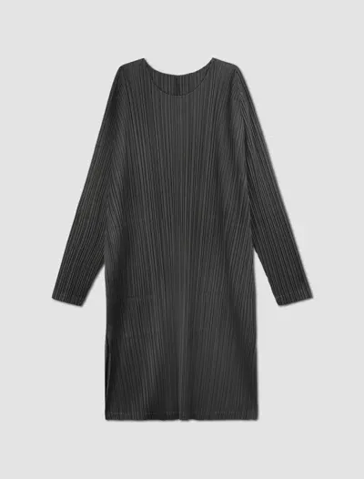 Issey Miyake Tunic With Side Slits In Grey