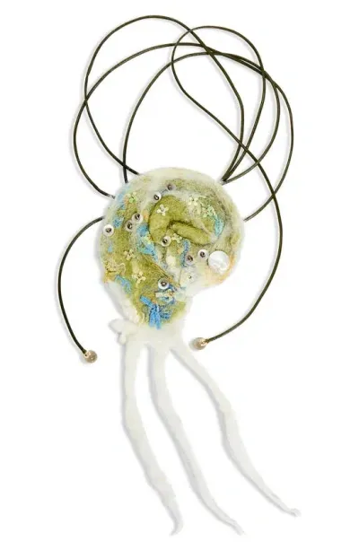 Isshi Spiralette Corsage In Swamp