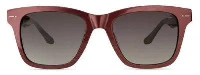 Italia Independent Accelerazione Sunglasses In Metallic Burgundy