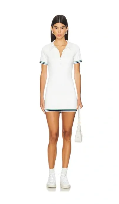 Ivl Collective Polo Tennis Dress In 白色