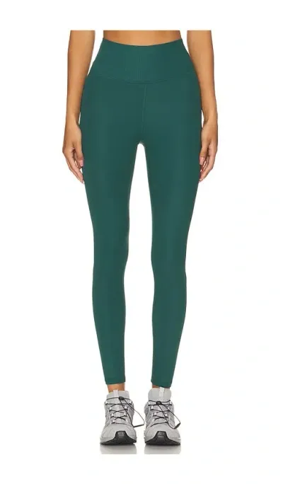 Ivl Collective Rib Legging In Bistro Green