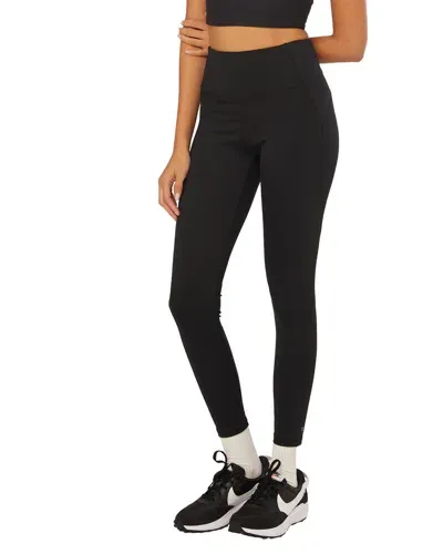 Ivl Collective Rib Legging In Black