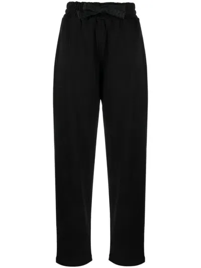 Izzue Drawstring-waist Track Pants In Black