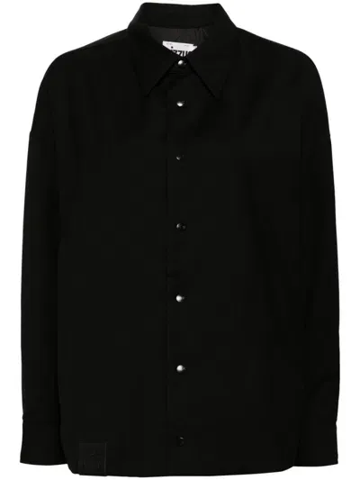 Izzue Shirt Jacket In Black