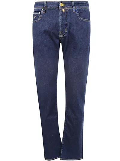 Jacob Cohen Bard Fast Slim Fit Five Pockets Denim Clothing In Azul