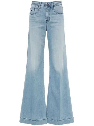 Jacob Cohen Jackie Wide Leg Jeans In Blue