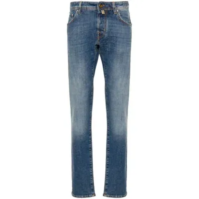 Jacob Cohen Bard Straight-leg Jeans In 蓝色