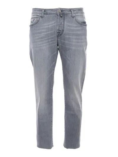 Jacob Cohen Gray Jeans In Multi