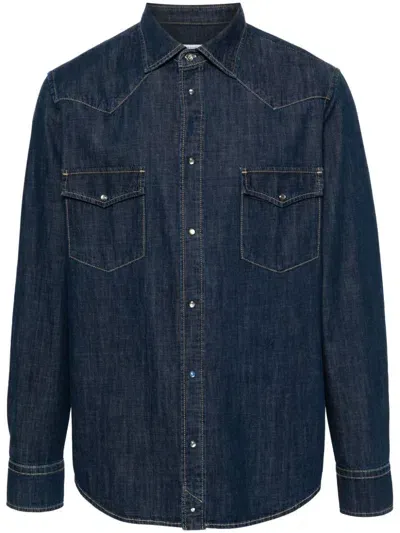 Jacob Cohen Western Shirt In Blue