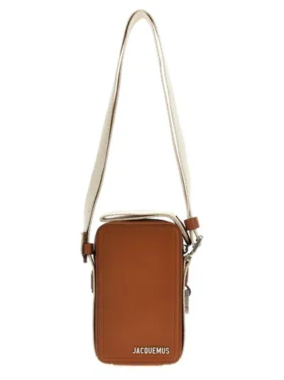 Jacquemus Le Cuerda Vertical Crossbody Bags Brown