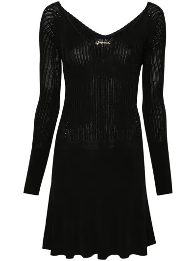 Jacquemus Knit Dress 'the Mini Robe Pr In Black