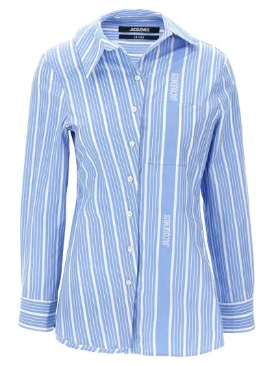 Jacquemus La Chemise Pablo Shirt, Blouse Light Blue