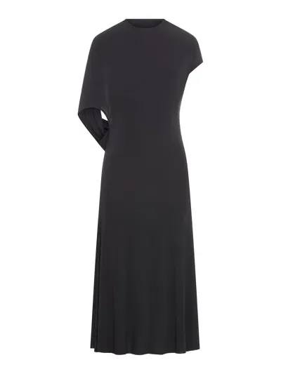 Jacquemus La Robe Salerno Midi Dress In Black