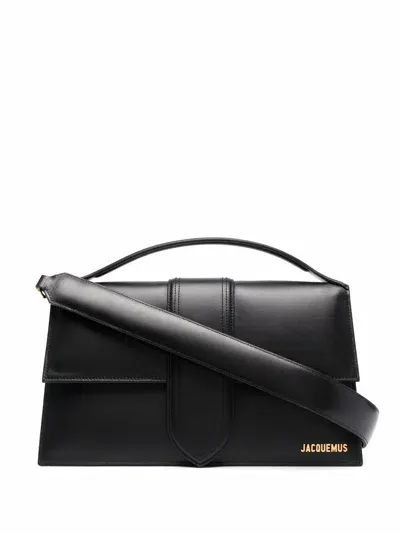 Jacquemus Le Bambinou Leather Handbag In Black