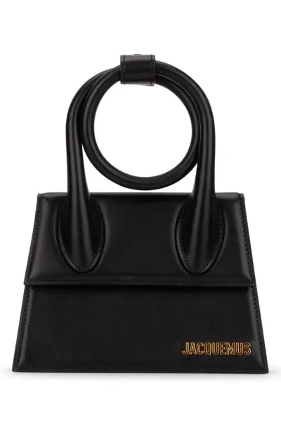 Jacquemus Le Chiquito Noeud Tote In Black