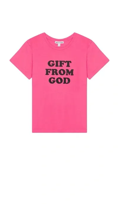 Jaded London Gift From God Tee In 핑크