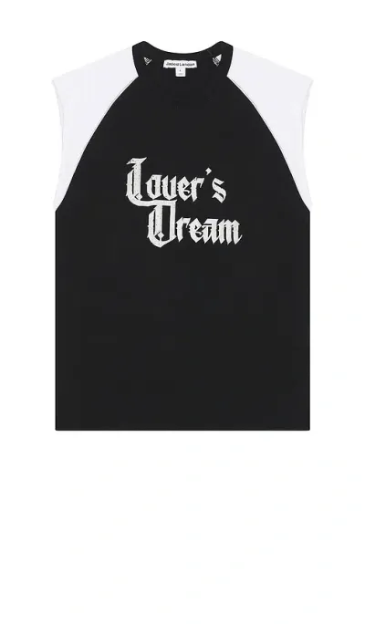 Jaded London Lovers Dream Raglan Tank In 黑色