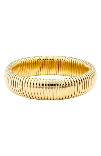 Jane Basch Designs Stretch Link Bracelet In Gold