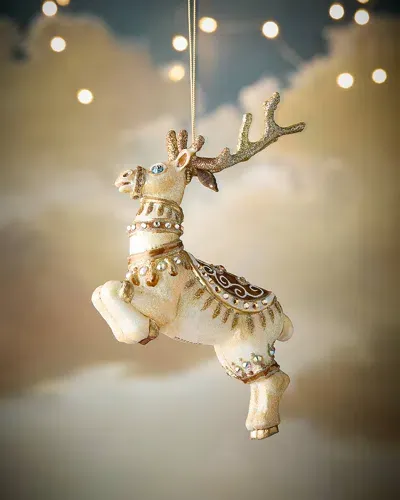 Jay Strongwater Blitzen Glass Christmas Ornament In Multi