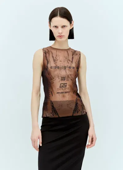 Jean Paul Gaultier X Shayne Oliver Gltr Tank Top In Brown