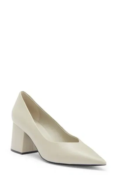 Jeffrey Campbell Hourglass Pointed Toe Pump In Ice