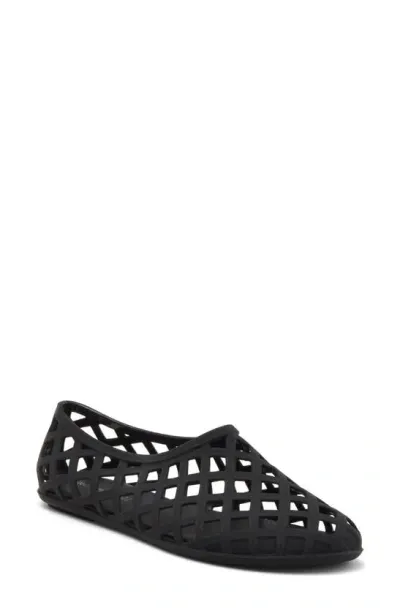 Jeffrey Campbell Jellz Flats In Black Matte