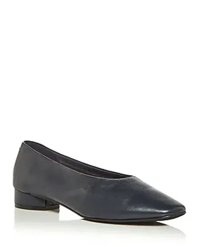 Jeffrey Campbell Women's Trustee Round Toe Flats In Navy