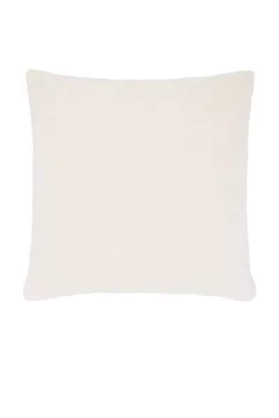 Jenni Kayne Alpaca Basketweave 24 Square Pillow In White