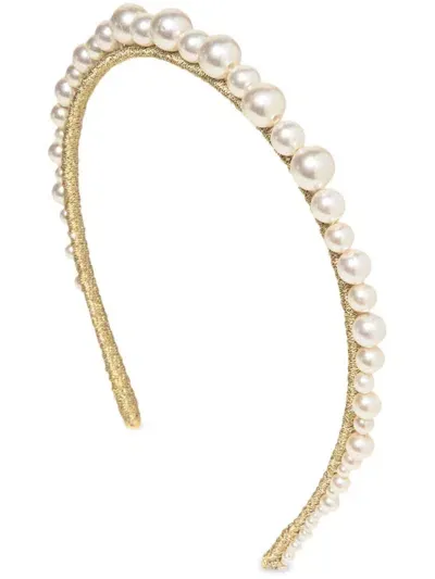 Jennifer Behr Belladonna Headband In Gold