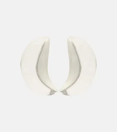 Jennifer Behr Hartigan Moon Earrings In Silver