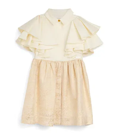 Jessie And James Kids' Maise Dress In Gold