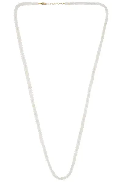 Jia Jia Mini Ethiopian Opal Necklace In White