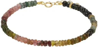 Jia Jia Multicolor Birthstone October Tourmaline Bracelet In Rainbow