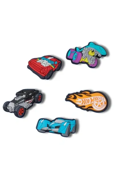 Jibbitz Mattel® Hot Wheels Assorted 5-pack  Shoe Charms In White