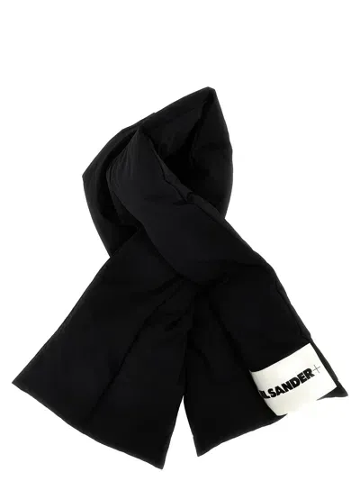 Jil Sander 01 Scarves, Foulards In Black